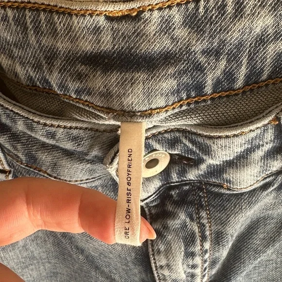 rag & bone Light Blue Straight Leg Jeans - Picture 5 of 7